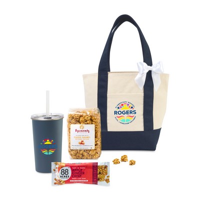 You're Tote-ally Awesome Gift Set - True Navy