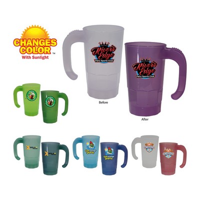 Sun Fun 20 oz. Stackable Beer Stein, (2 Side & Full Color Digital)
